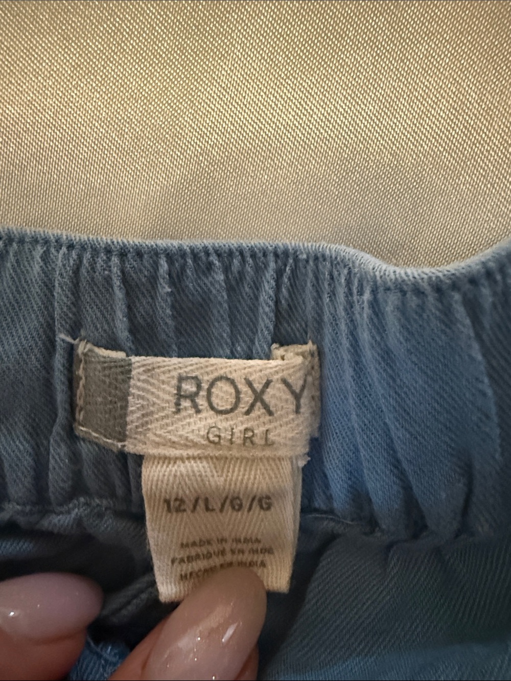 Roxy Navy Drawstring Athletic Shorts - Picture 4 of 5